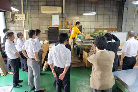 Monozukulink.net in 墨田の時の見学風景