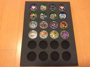 子供用に作成した メダル形跡管理シート